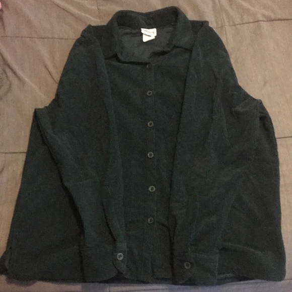 BonWorth large dark green button-up for women - Picture 3 of 3